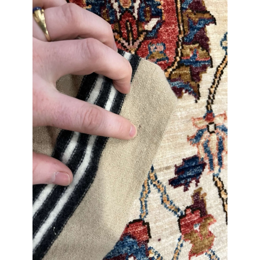 Vintage Quiet Luxury Burberry Pure Lambswool Beige Stripe Scarf - Picture 8 of 8